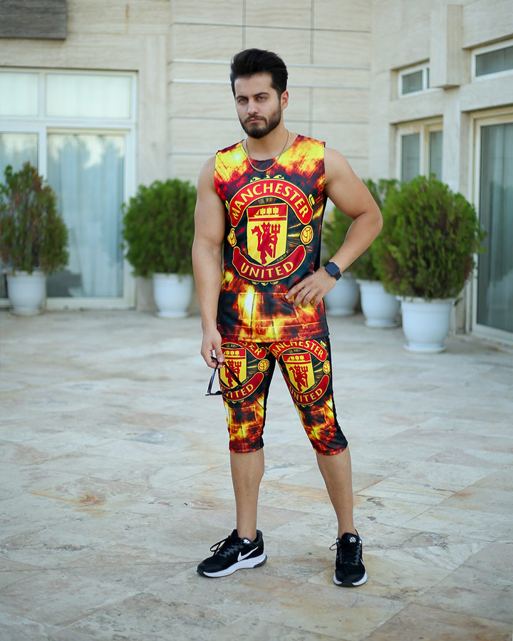 ست تاپ شلوارک مردانه مدل MUN