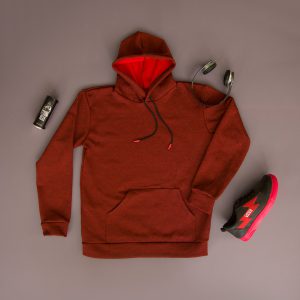 هودی مردانه کلاهدار Icon قرمز