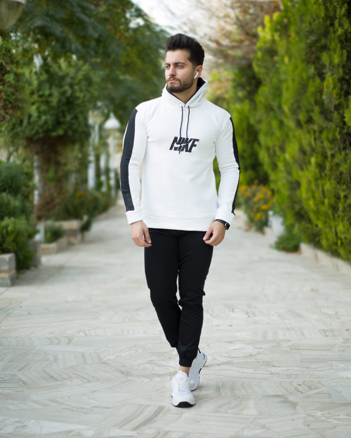ست سویشرت شلوار Nike مدل Demon سفید