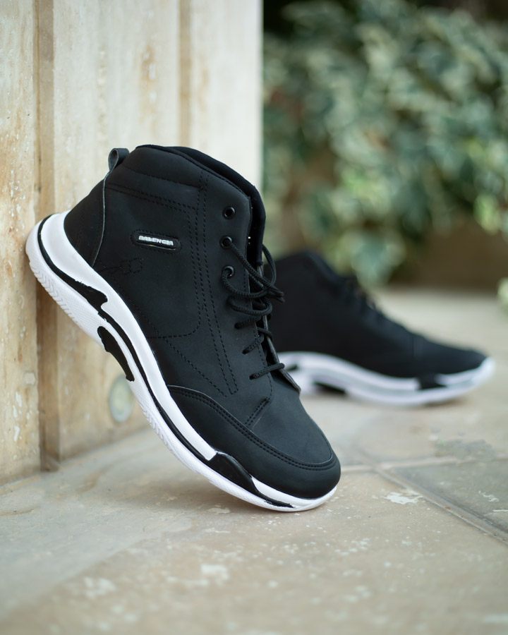 کفش ساقدار Balenciaga مدل Hoka مشکی