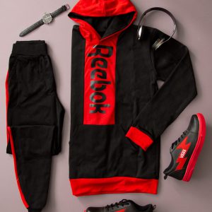 ست سویشرت شلوار Reebok مدل zigzag قرمز