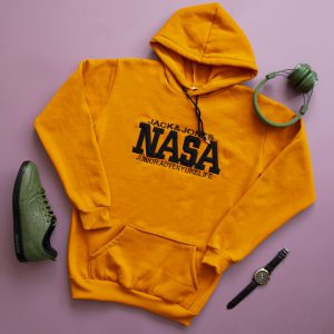 هودی مردانه Nasa مدل Jack خردلی