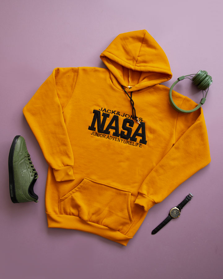 هودی مردانه Nasa مدل Jack خردلی