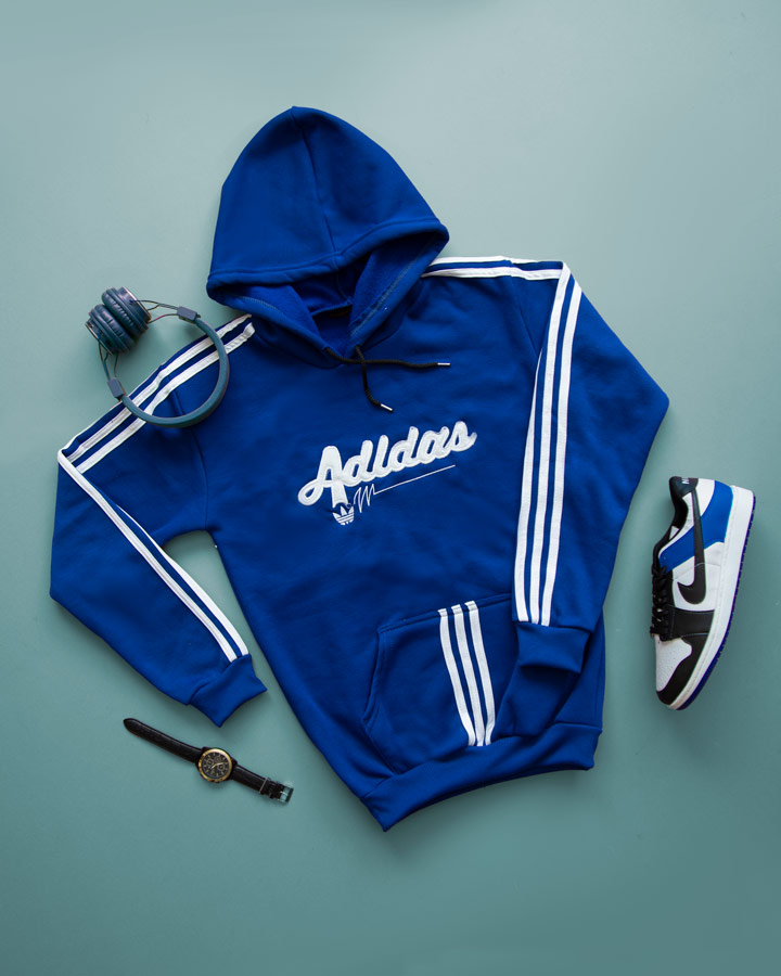 هودی مردانه Adidas مدل Modhim آبی