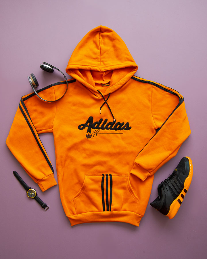 هودی مردانه Adidas مدل Modhim نارنجی