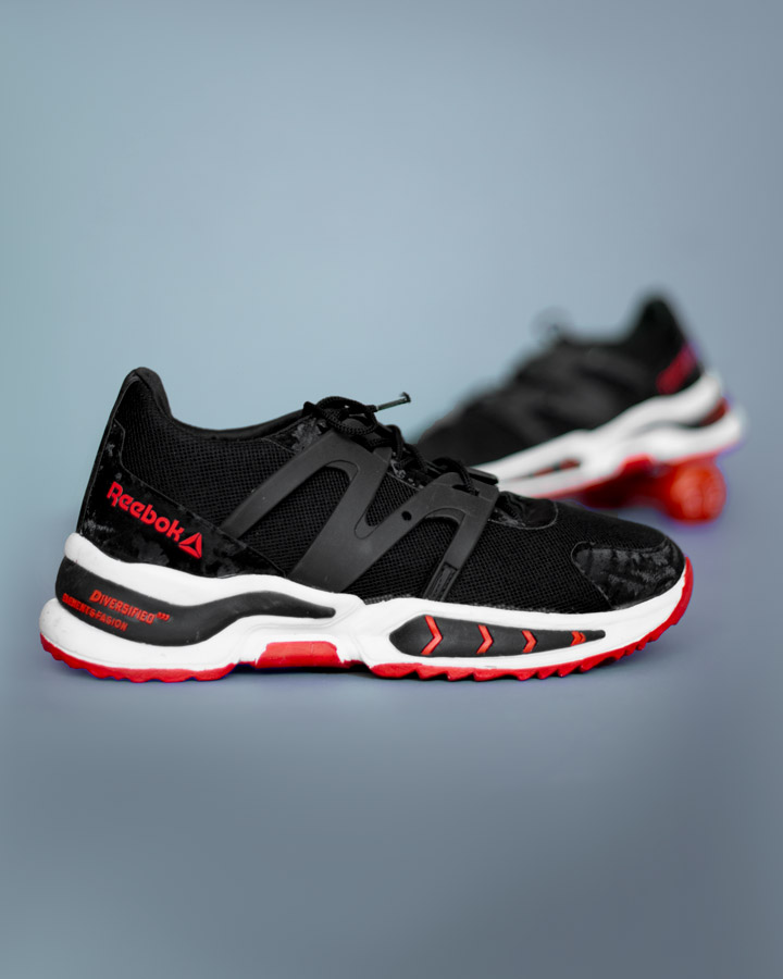 کفش مردانه Reebok مدل Stock مشکی قرمز