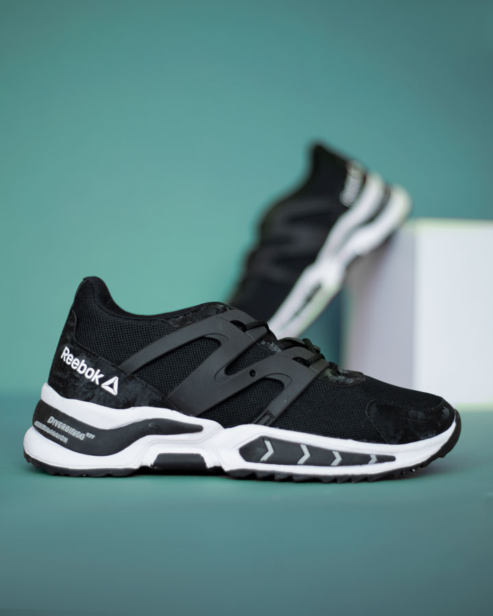 کفش مردانه Reebok مدل Stock مشکی سفید