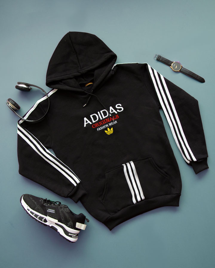 هودی مردانه Adidas مدل Karon مشکی