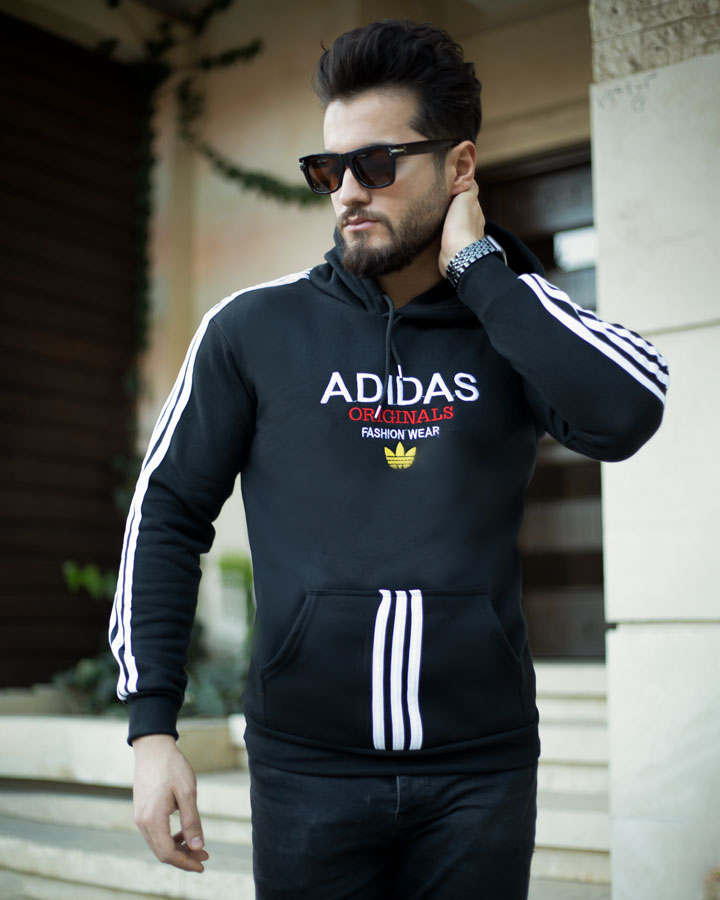 هودی مردانه Adidas مدل Karon مشکی
