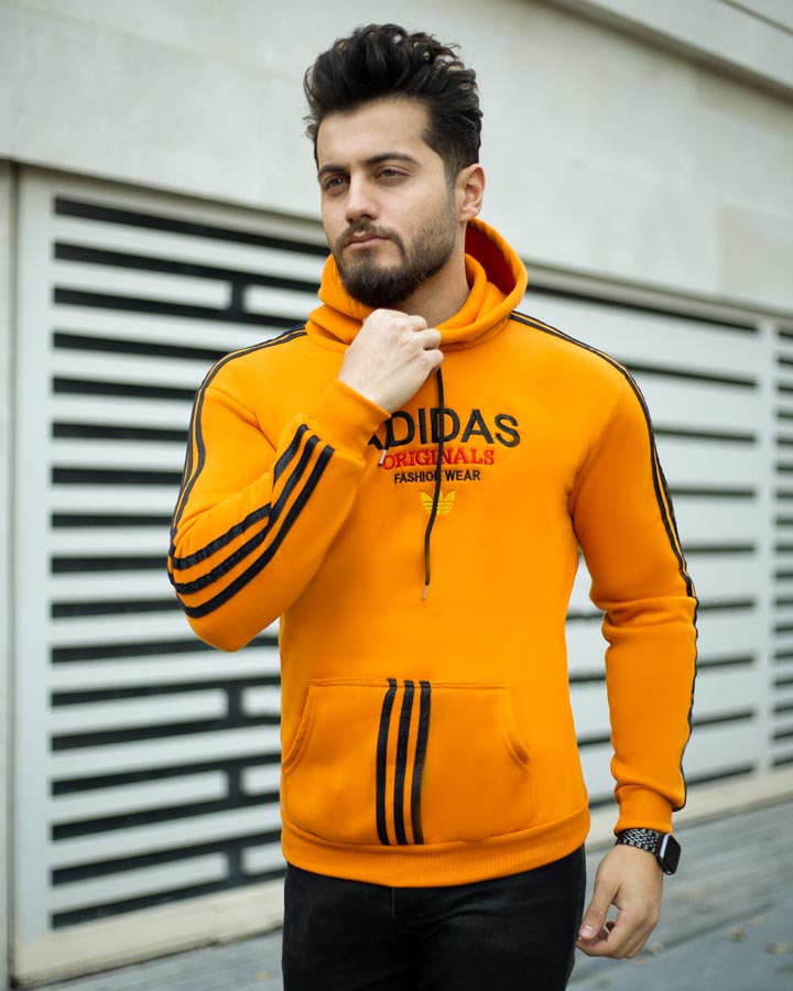 هودی مردانه Adidas مدل Karon خردلی