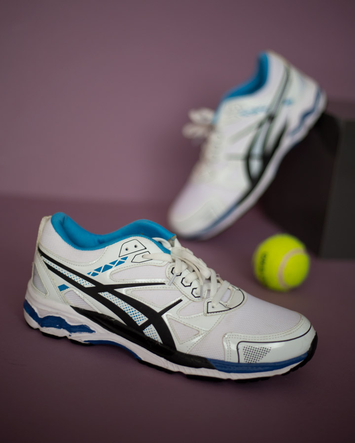 کفش مردانه Asics مدل Gel سفید آبی