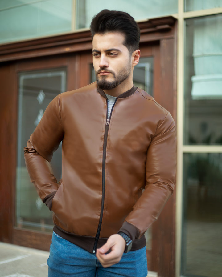 کاپشن مردانه مدل Tomaj قهوه ای