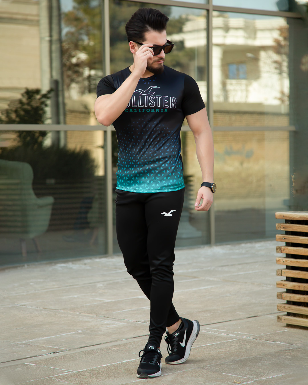 ست تیشرت شلوار مدل HOLLISTER