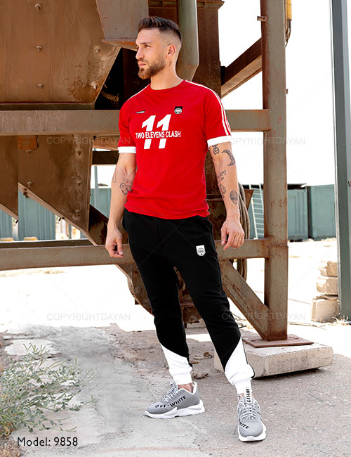 ست تیشرت شلوار مردانه Adidas مدل S 9858