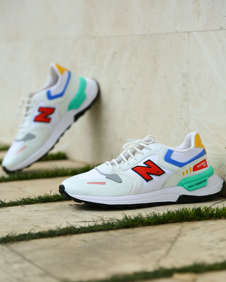 کفش مردانه New balance مدل Pires سفید