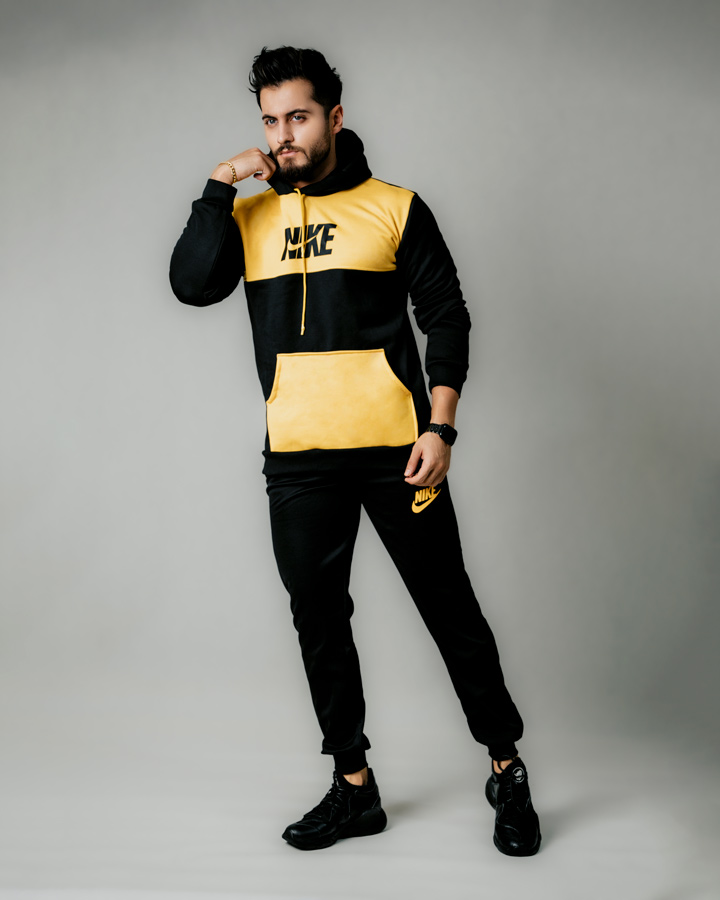 سویشرت شلوار مردانه Nike مدل Gonzalo زرد