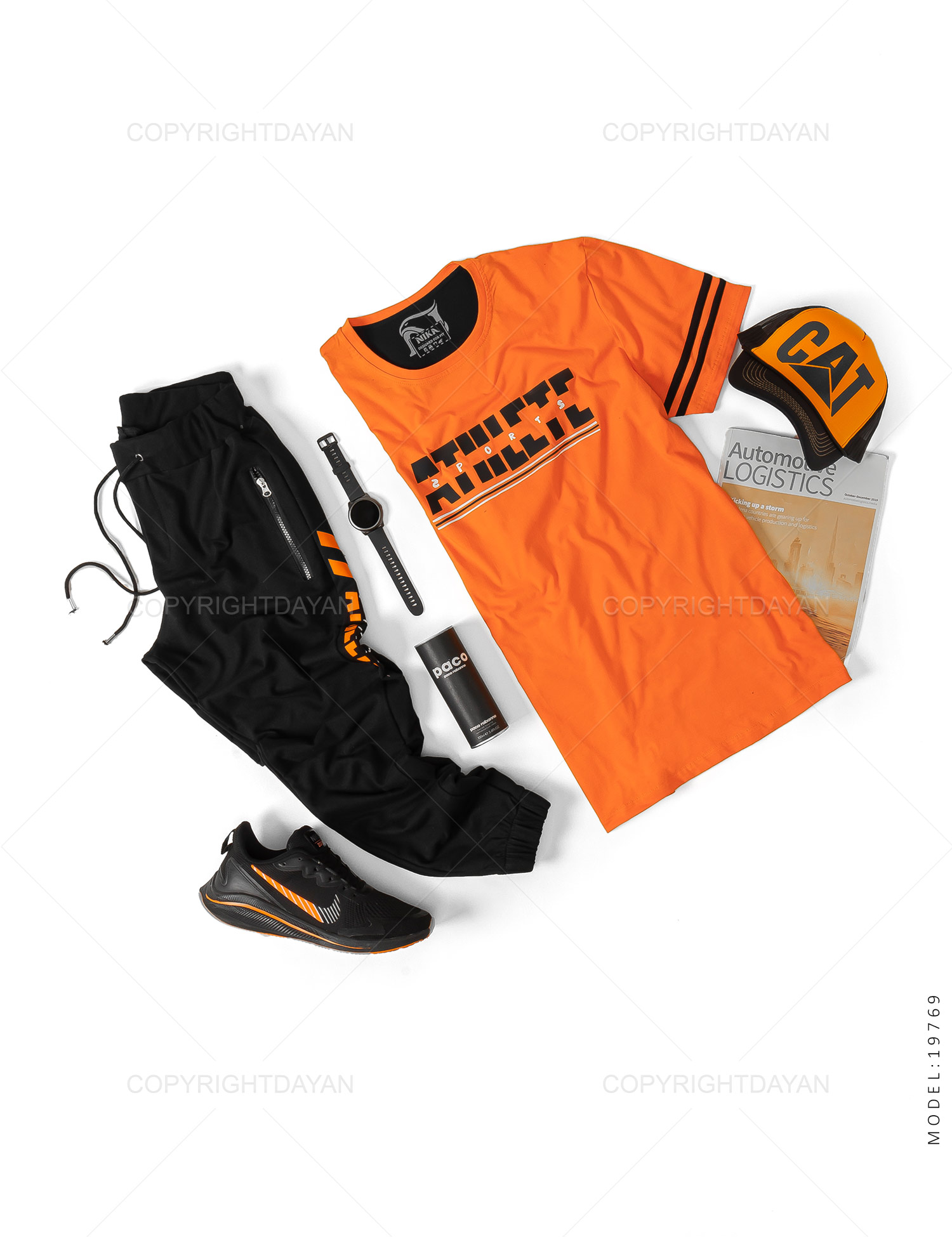 ست تیشرت شلوار مردانه Athletic مدل 19769