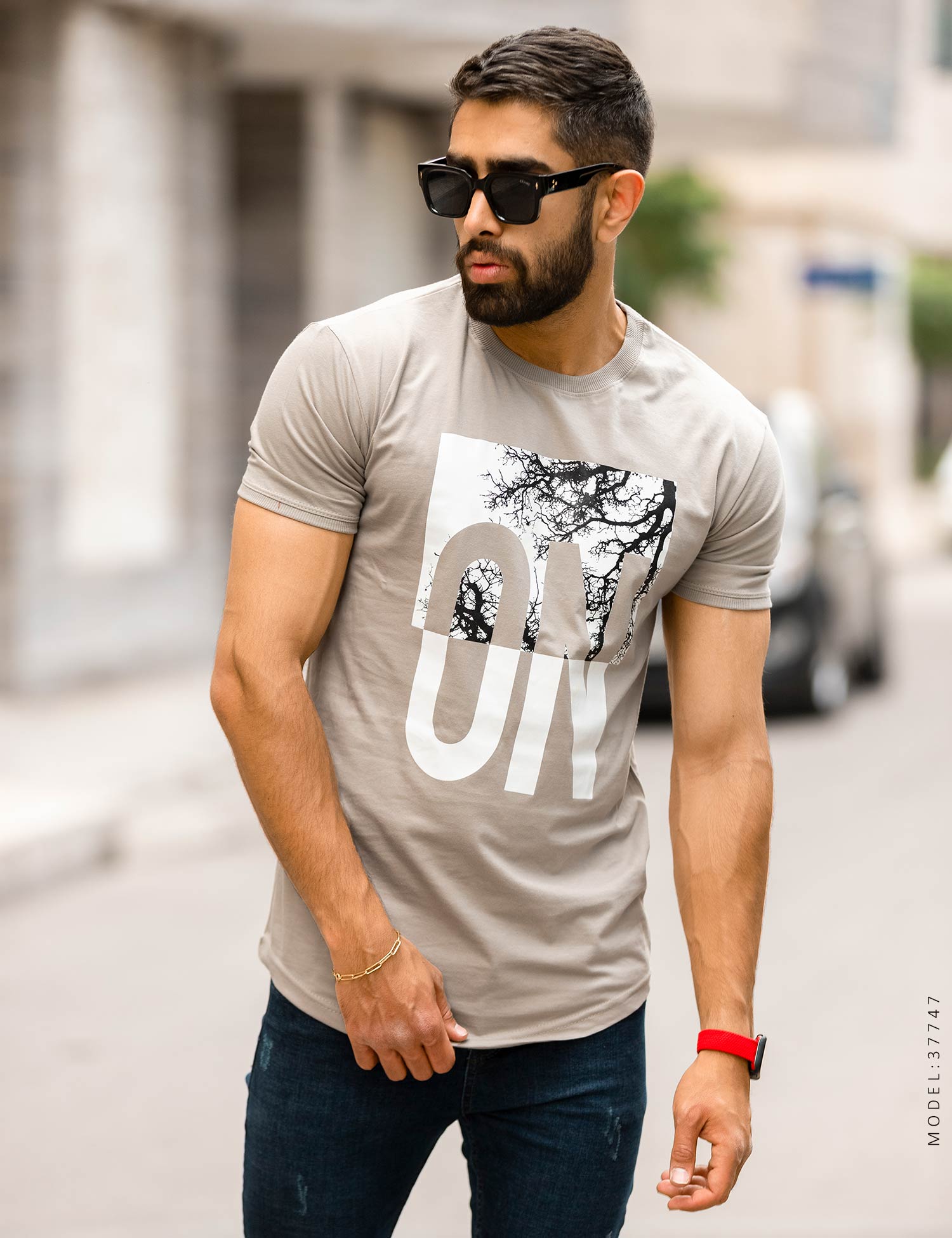 تیشرت مردانه Alma مدل 37747