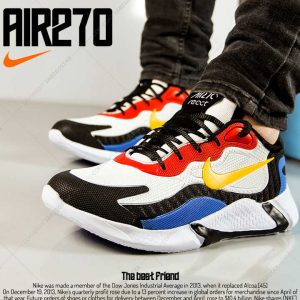 کفش مردانه Nike مدل Air270 زرد قرمز