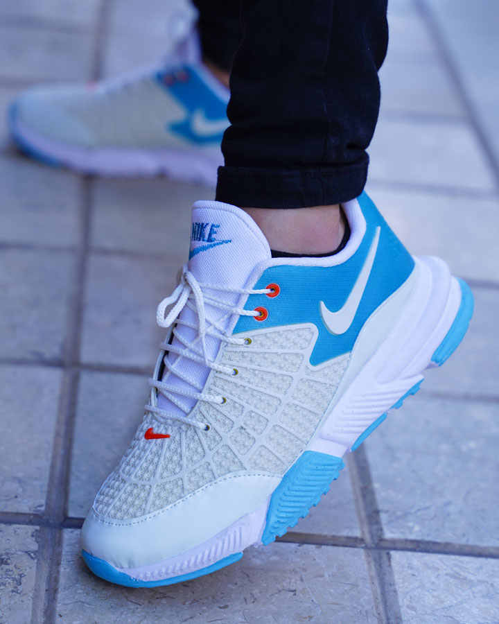 کفش مردانه Nike مدل Shobiz سفیدآبی