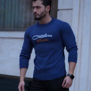 بافت مردانه مدل Bobtex سرمه ای