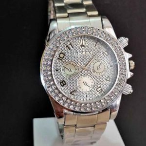ساعت مچی مردانه مدل ROLEX نقره ای کد 6067