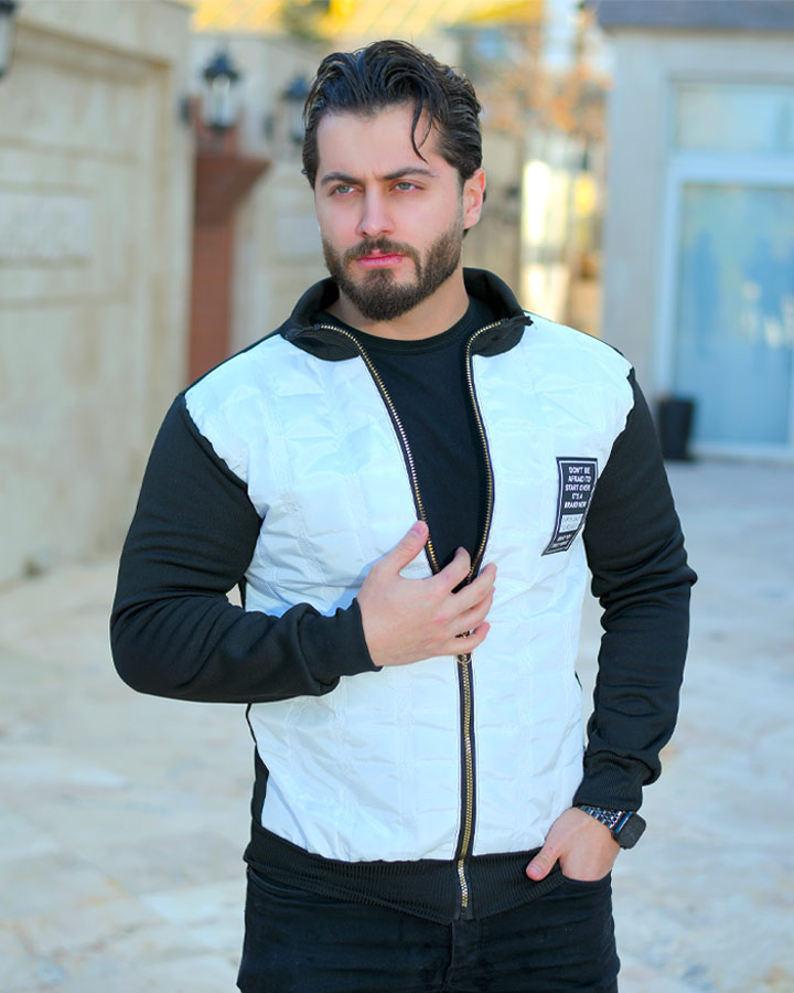 کاپشن مردانه Bako سفید