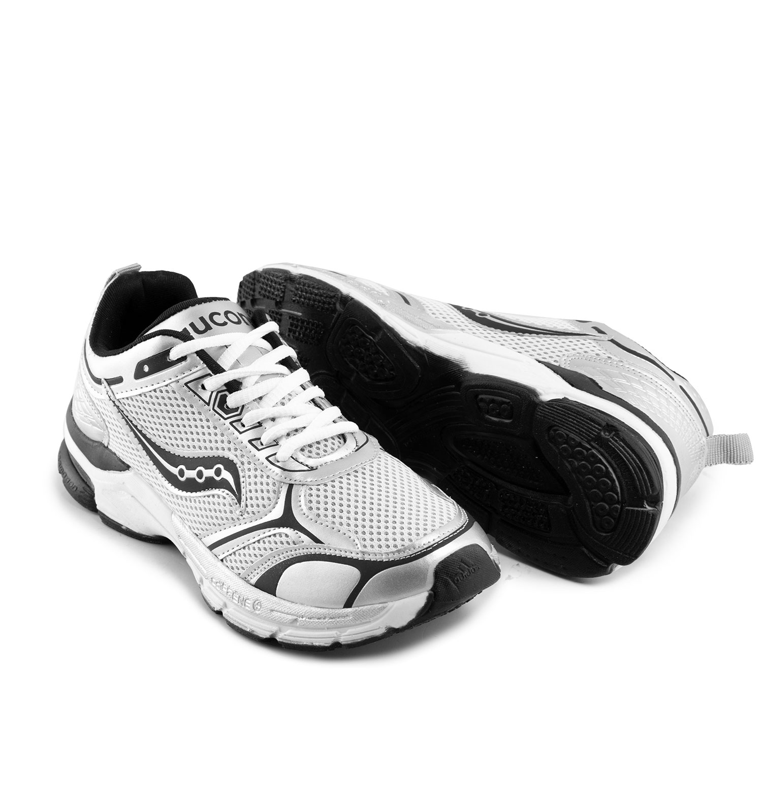 کفش اسپرت Saucony مردانه سفید بند دار مدل 43316