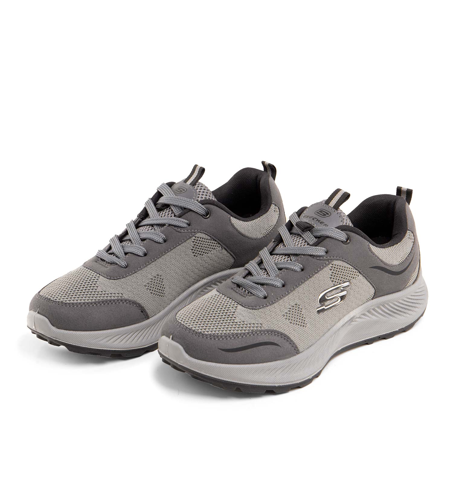 کفش اسپرت Skechers مردانه طوسی بندی مدل 41585