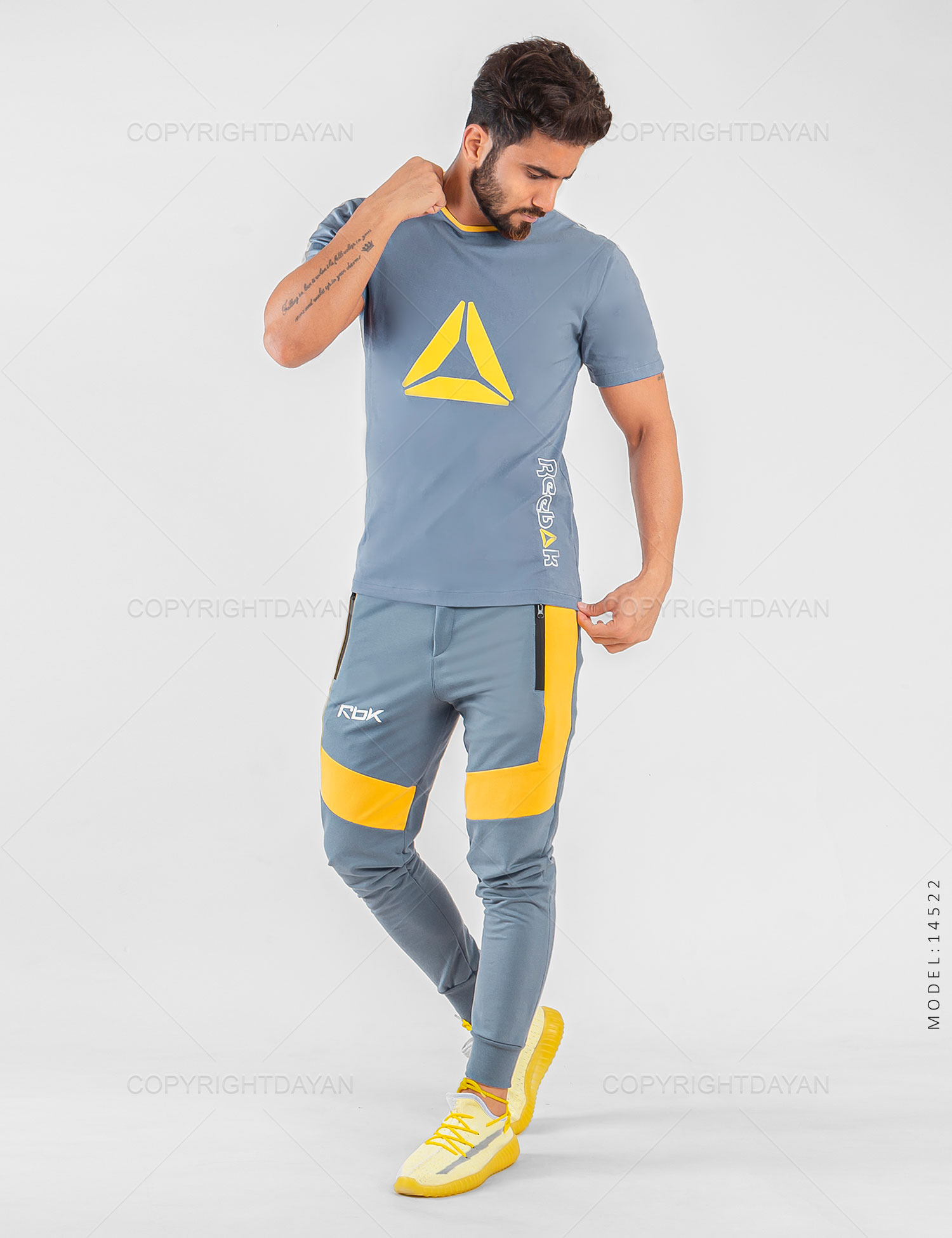 ست تیشرت شلوارمردانه Reebok مدل 14522
