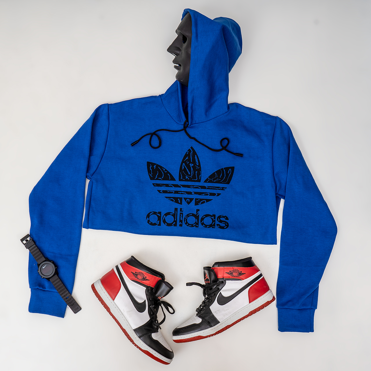 هودی Adidas مردانه آبی مدل Qs