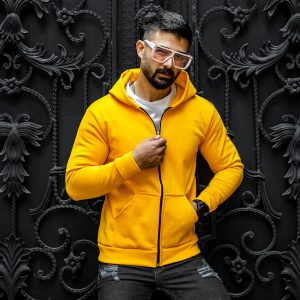 سویشرت زرد مردانه مدل sabin