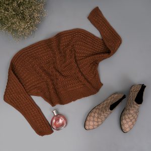 نیم تنه زنانه قهوه ای مدل Bita