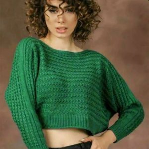 نیم تنه زنانه سبز مدل Bita