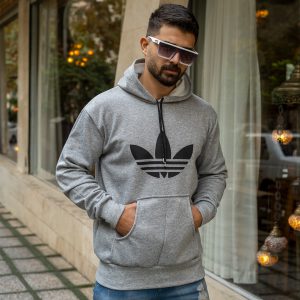 هودی مردانه آدیداس طوسی مدل ERIS
