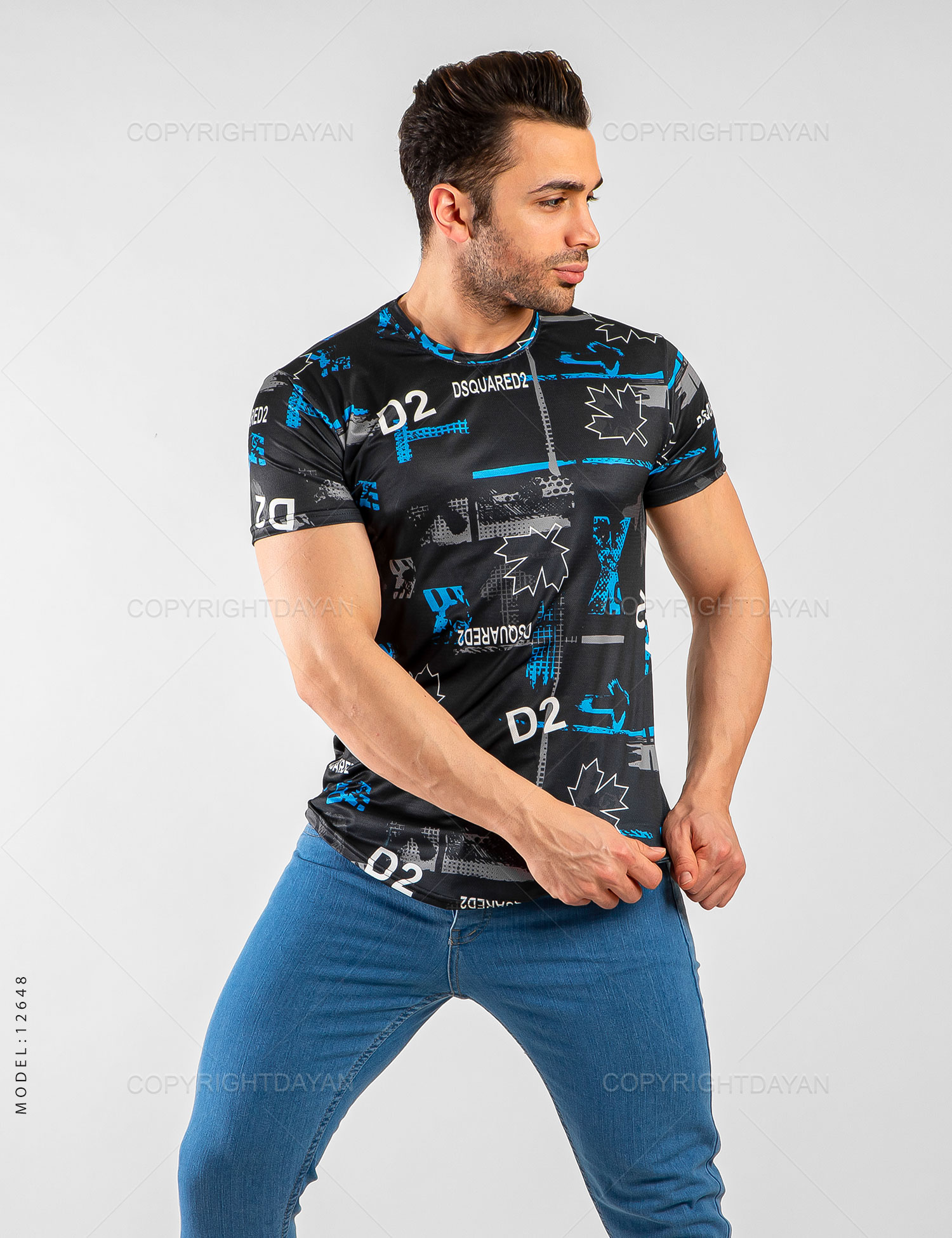 تیشرت مردانه Dsquared 2 مدل 12648