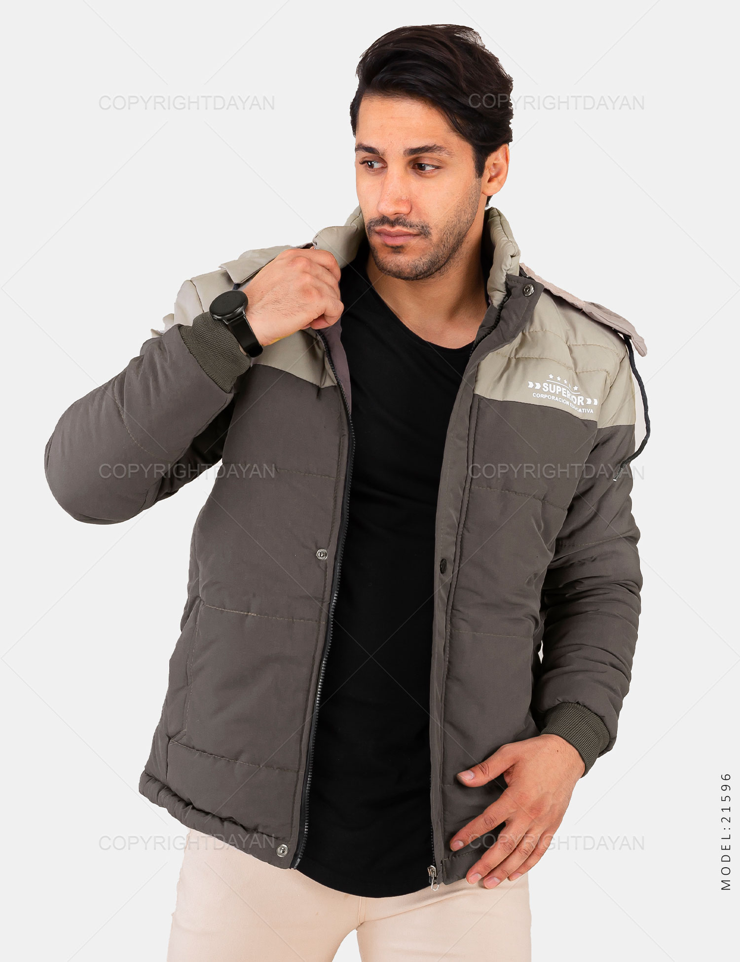 کاپشن مردانه Alvin مدل 21596