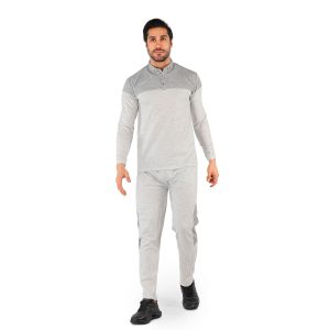 ست بلوز شلوار مردانه آستین بلند ساده مدل 44131