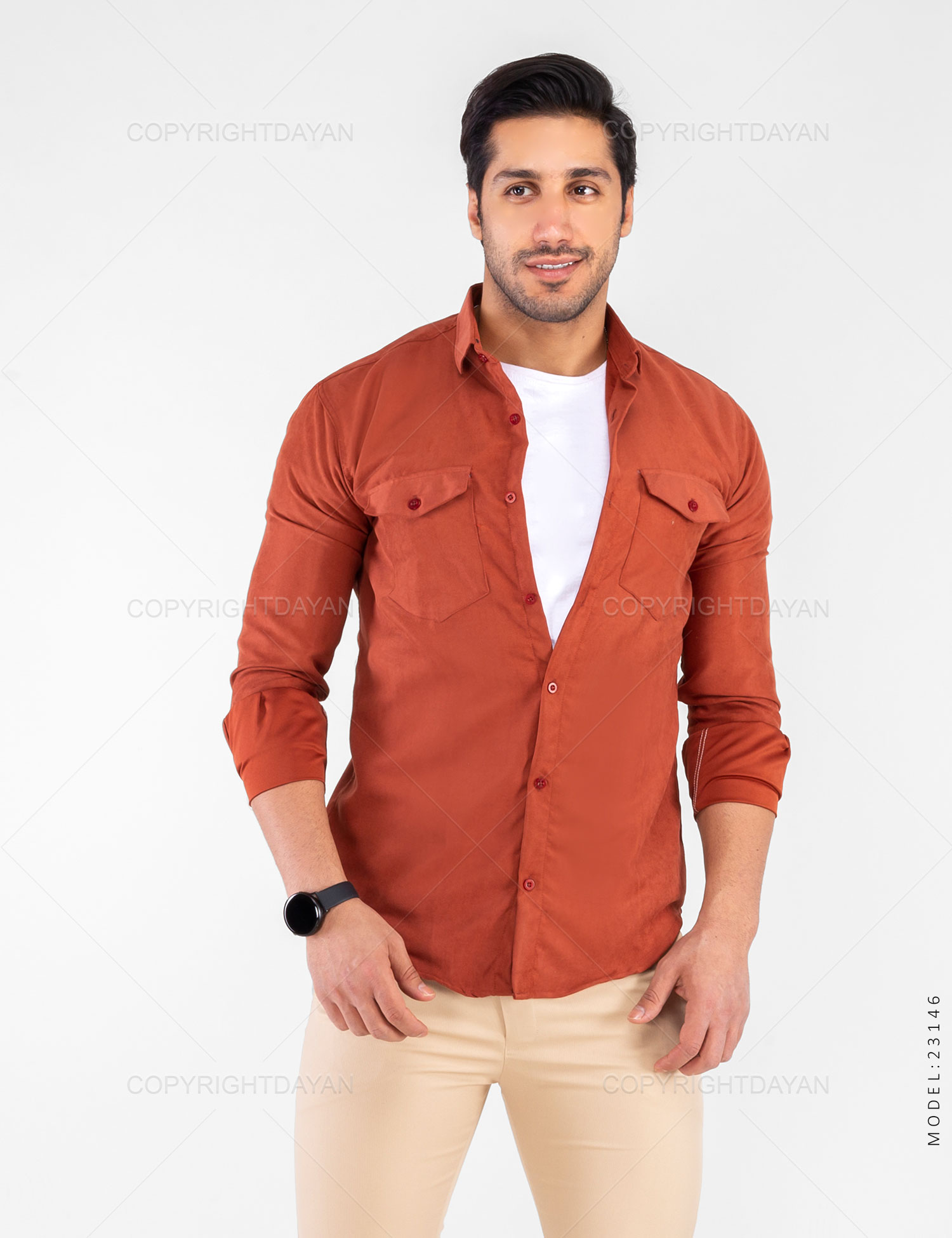 پیراهن مردانه Rayan مدل 23146