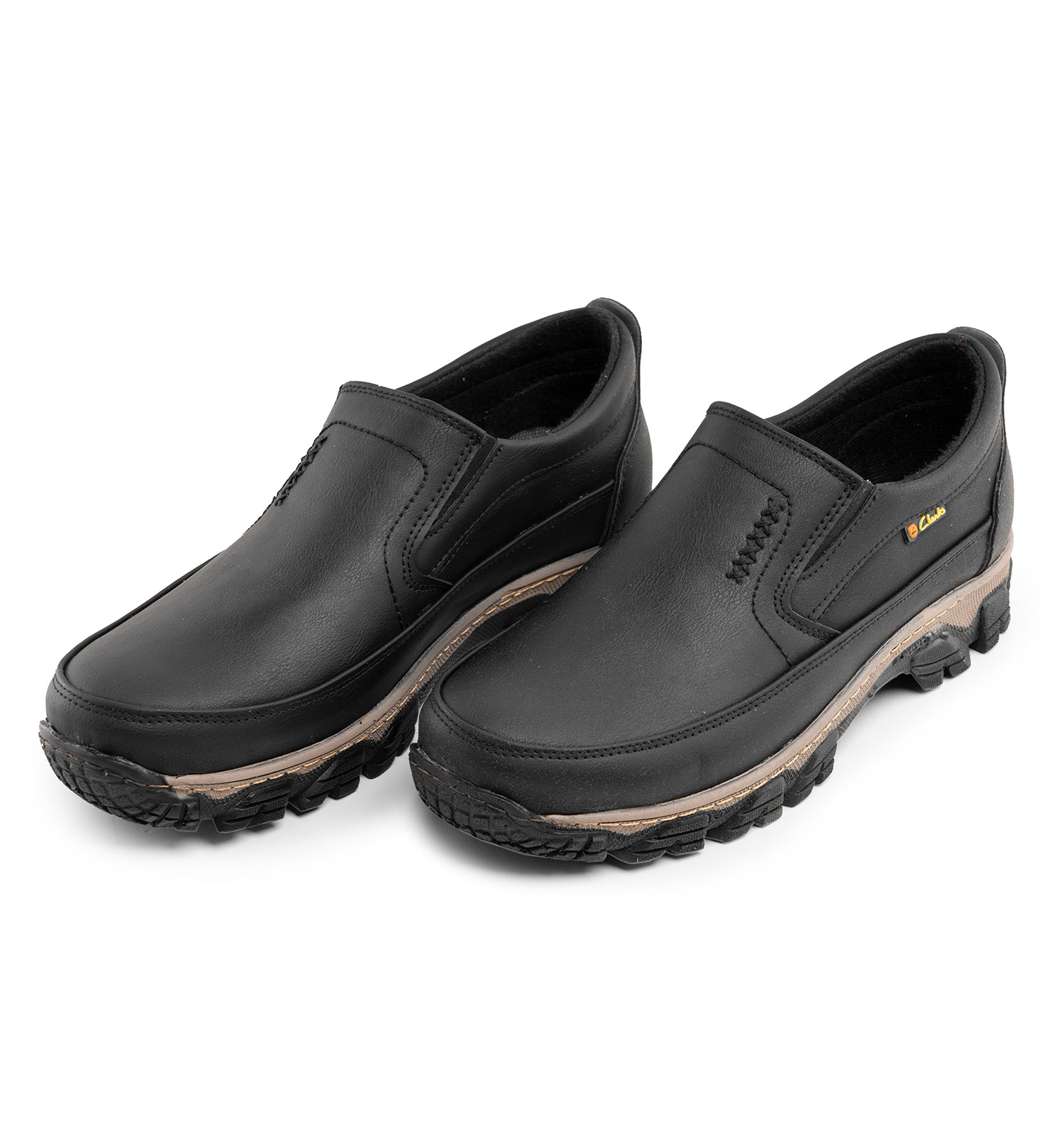 کفش روزمره مردانه Clarks چرم مصنوعی مشکی مدل 44389