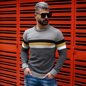 پلیور مردانه کرم مدل MISHA