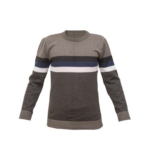 پلیور مردانه خاکی مدل MISHA