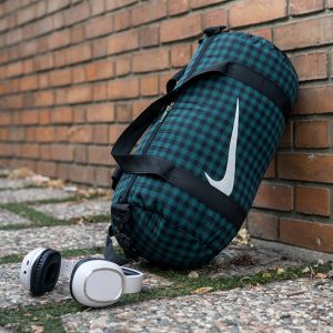 ساک ورزشی Nike چهارخونه سبز مدل Arman