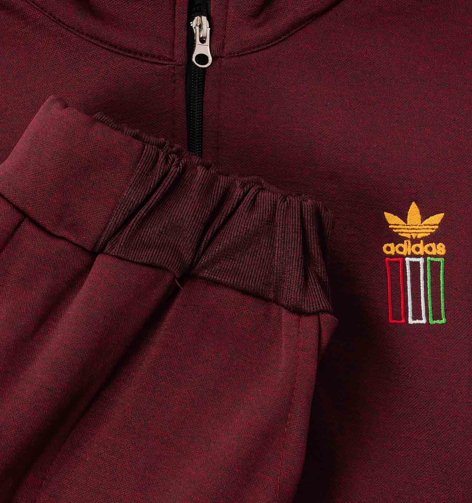 ست سویشرت شلوار مردانه آستین بلند Adidas ساده یقه ایستاده مدل 43993