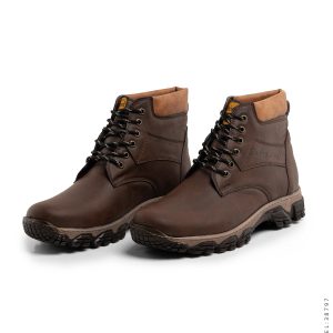 نیم بوت مردانه قهوه ای Timberland بند دار مدل 38797