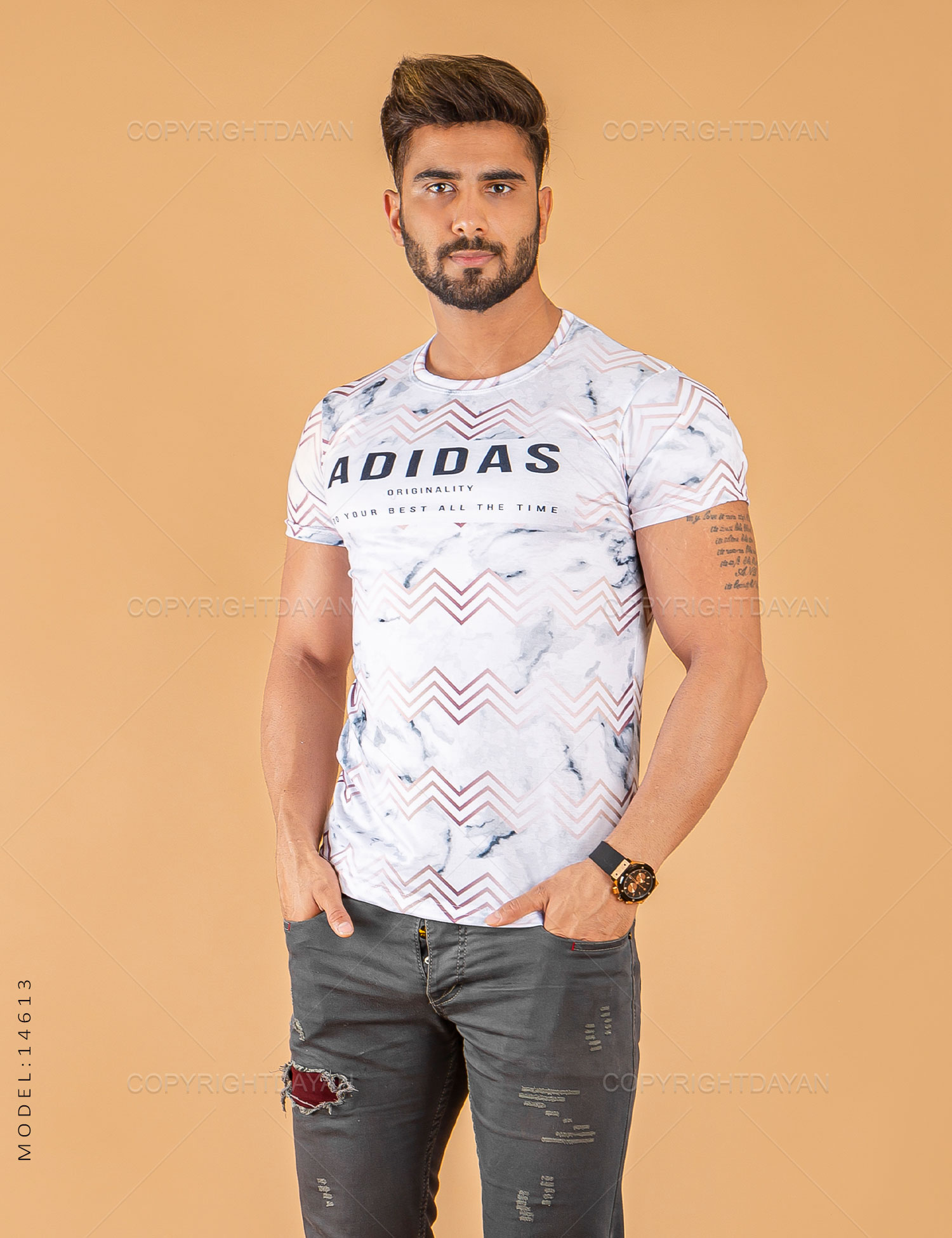 تیشرت مردانه Adidas مدل 14613