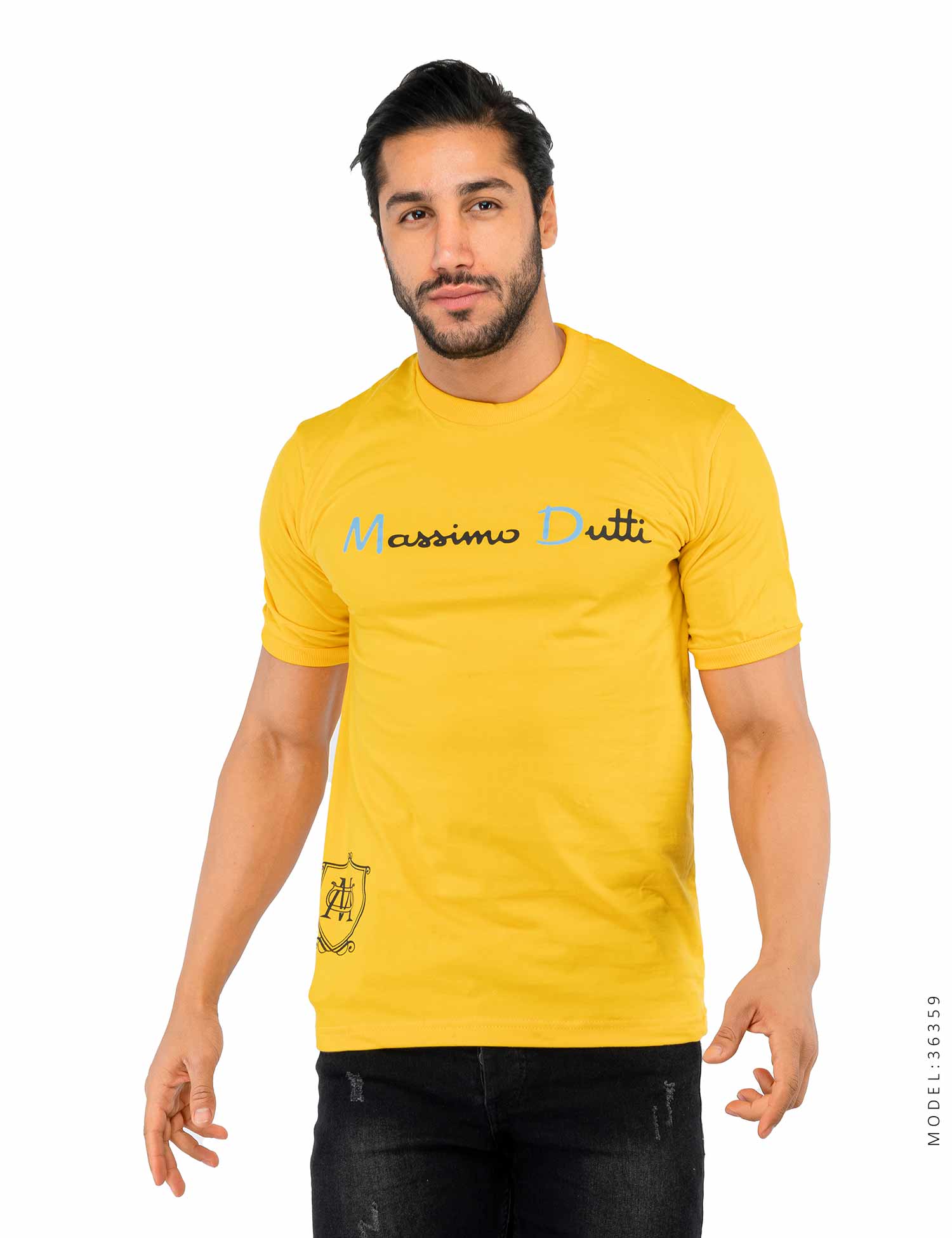 تیشرت یقه گرد مردانه Massimo Dutti مدل 36359