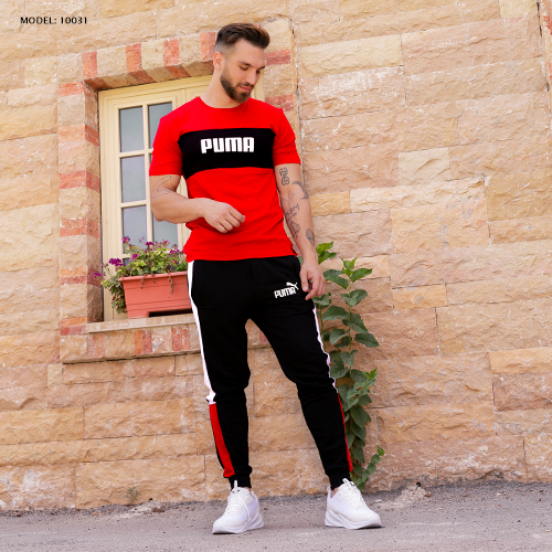 ست تیشرت شلوار مردانه Puma مدل M 10031