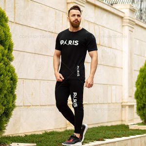 ست تیشرت شلوار مردانه Paris مدل A 9359