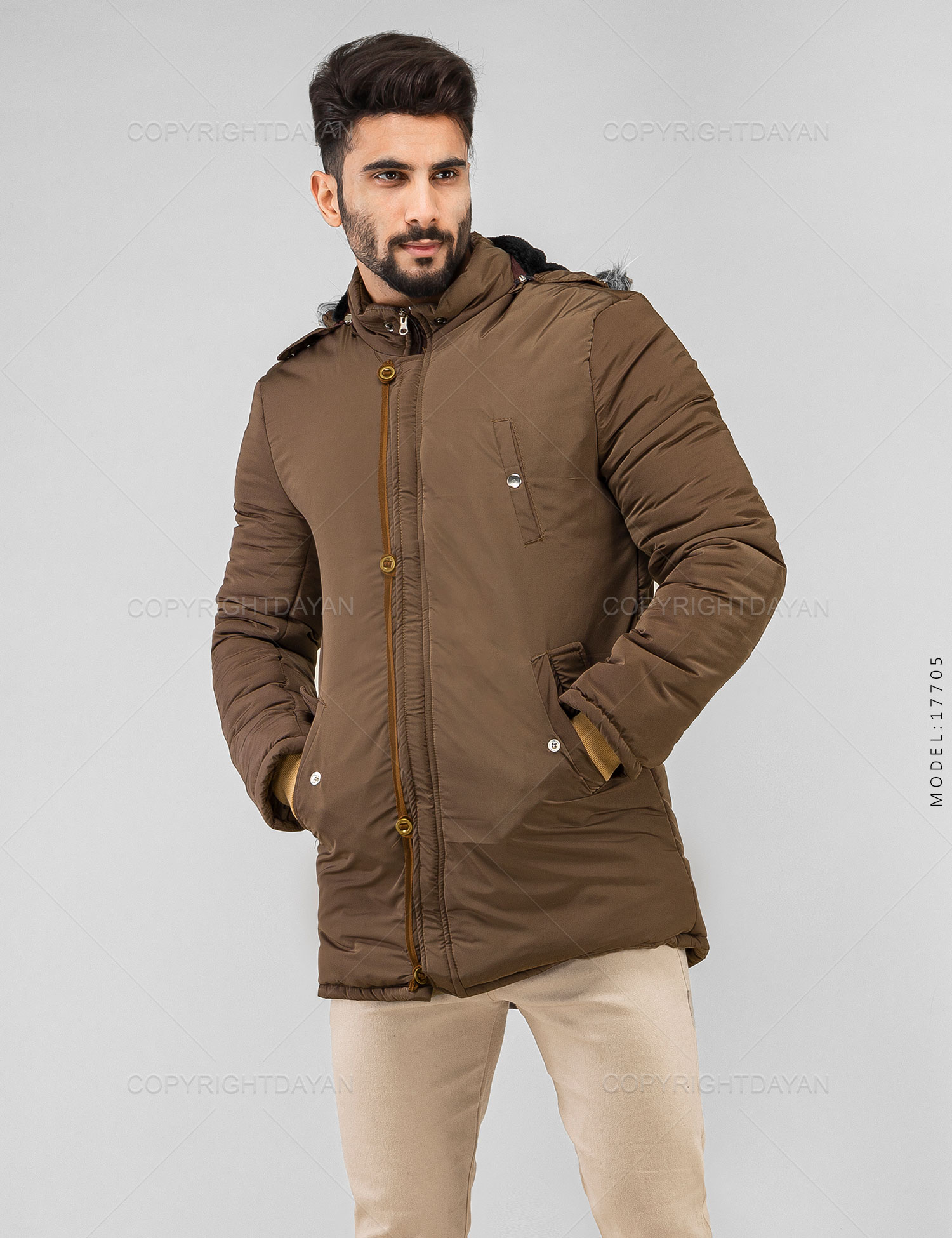 کاپشن مردانه Denver مدل 17705